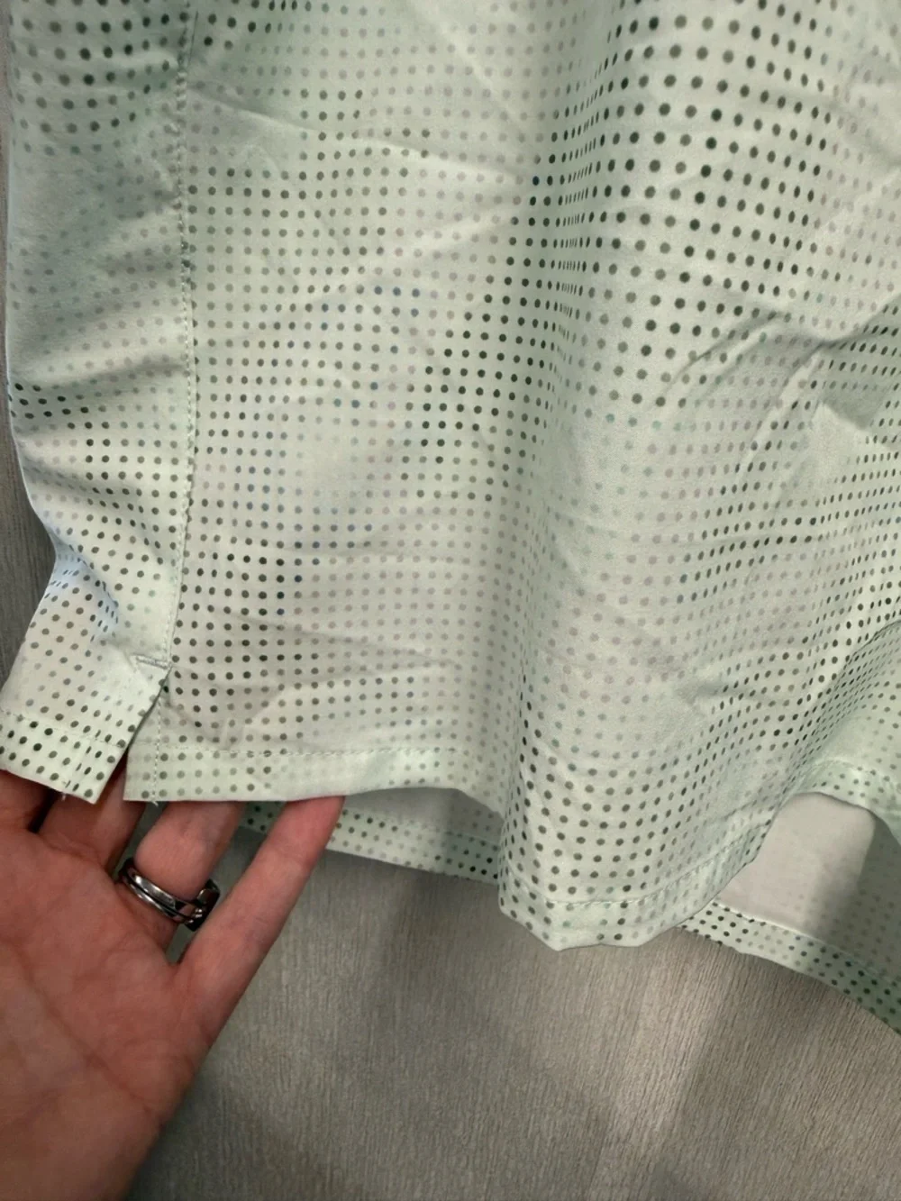 NWT DSG Men’s 6” Agility Woven Shorts Mint Candy Dot Ombre, Size XXL